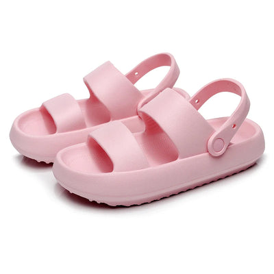Yula - Orthopädische Sandalen | Comfort Plus Pantoletten mit Doppelriemen | Gepolsterte, lässige Slip-On-Sandalen