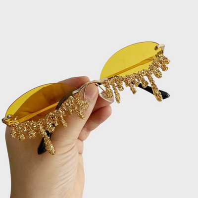 Felicity - Modische Sonnenbrille mit Kristallverzierungen