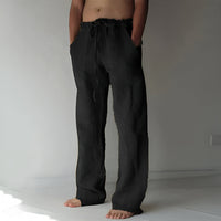 Daxter | Herren Stilvoll Sommerhose | Leicht in Schwarz