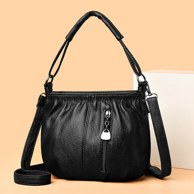 Elegante Echtleder-Handtasche für Damen mit praktischem Stauraum