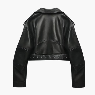 Kurze Bikerjacke für Damen