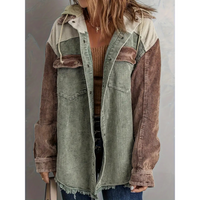 Elegante Damen Winter Daunenjacke in Grün
