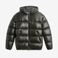 Jerson - Schwarze Steppjacke in Braun