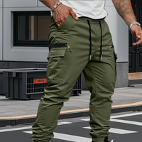Aldric - Performance-Stretch-Cargo-Jogginghose in Grün