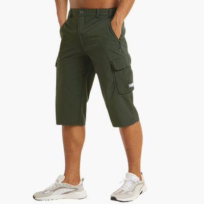 Herren Bermuda Cargo Shorts mit Taschen für Sommer Outdoor