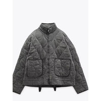 Bequeme Winterjacke für Frauen - Sofie in Grau