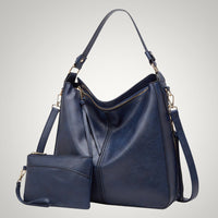 Allison | Damen Schicker Vielseitiger Leder Tasche in Blau 1