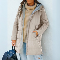 Ailsa | Daunenjacke mit Kapuze in Beige