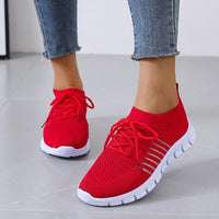 Freerun | Ergonomische & Atmungsaktive Freizeit Schuhe in Rot