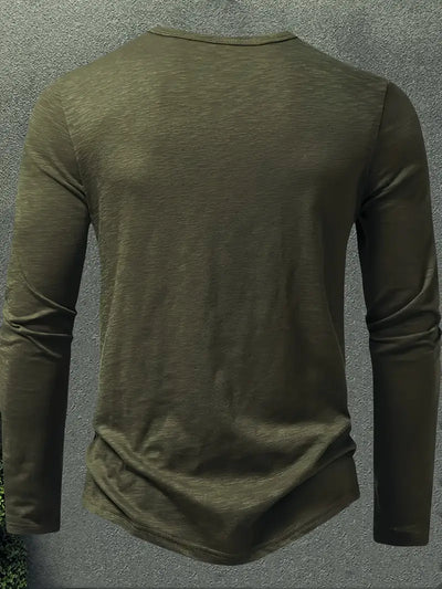 Zekeriya – Langarmhemd mit Knöpfen