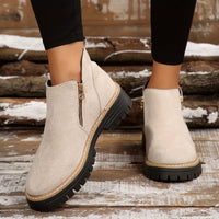 Emma | Hochwertige Damen Boots stilvoll und zeitlos in Beige