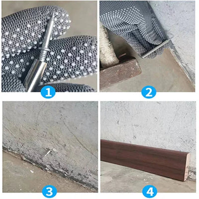 Doppelkopf Sockelleisten Nahtloser Nagel