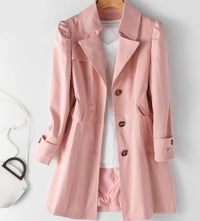 ARIANA | ELEGANTER UND LÄSSIGER WINDBREAKER in Pink