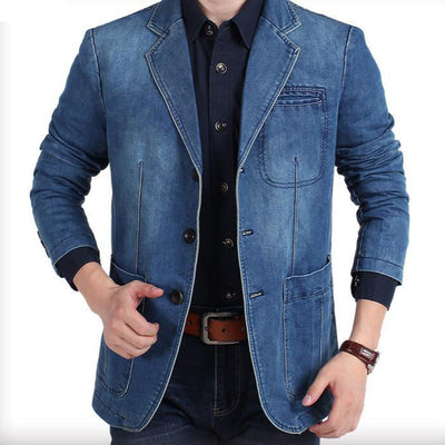 Maverick | Herren-Denim-Blazer