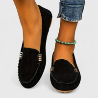 Lillian | Gummisohle Flexibel Ballerinas in Schwarz