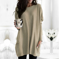 Marcella - Langarmshirt für Wärme in Khaki