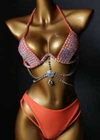 Lisa® | Diamant-Bikini-Set in Orange