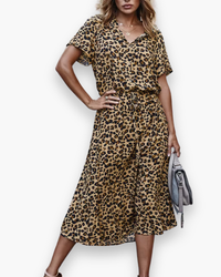 Damen Trendiges Fließendes Kleid | Sommerkleider in Braun