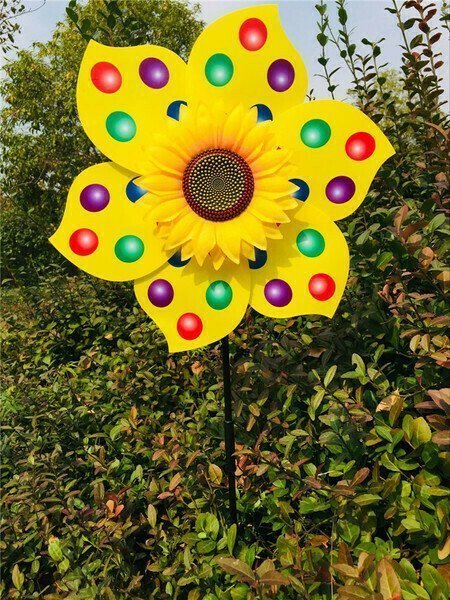 Suncharm™ Bunter Sonnenblumen-Windmühle