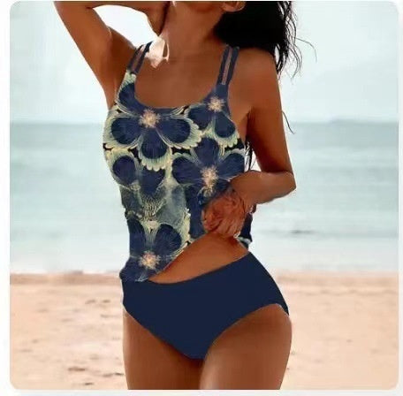 Vicenta® | Stilvoller bedruckter Tankini-Badeanzug