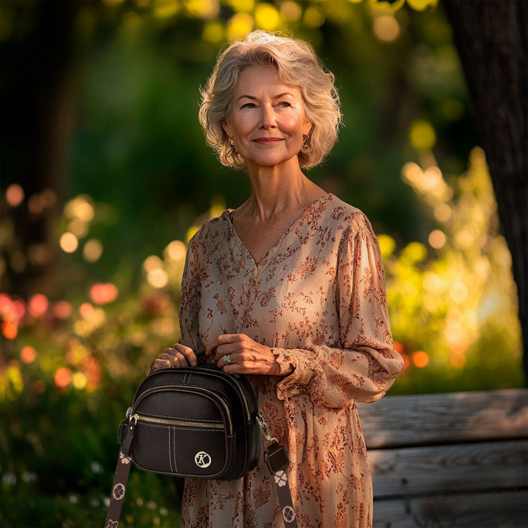 Fiona | Elegante klassische Schultertasche