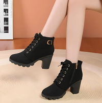 Modische Damenstiefeletten - Imke in Schwarz