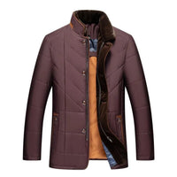 Alden | Winterjacke-Weste mit Stehkragen in Rot