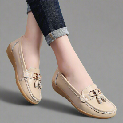 Adeltraut | Handgefertigte bequeme Ledermokassins