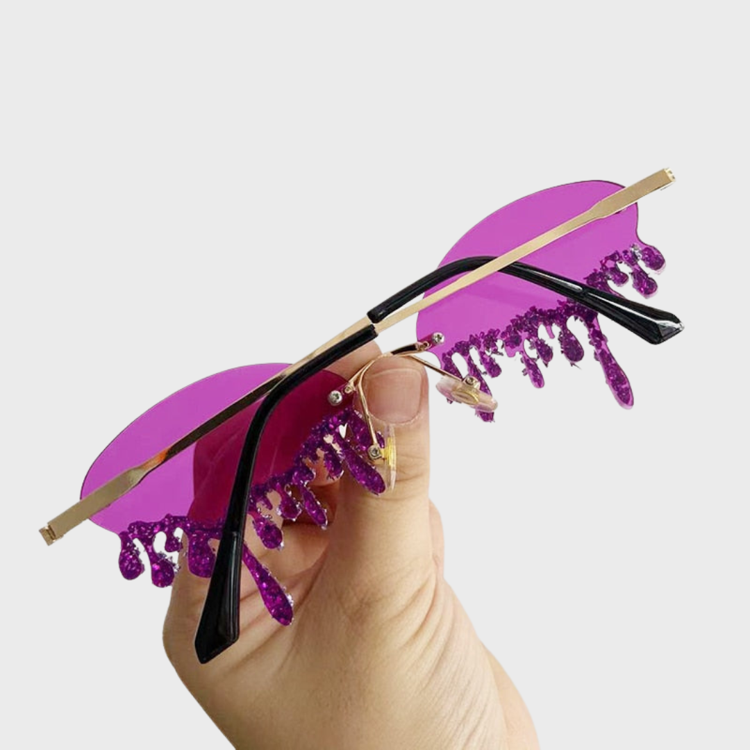 Felicity - Modische Sonnenbrille mit Kristallverzierungen