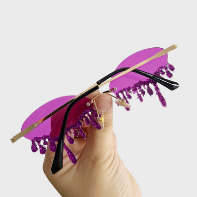 Felicity - Modische Sonnenbrille mit Kristallverzierungen