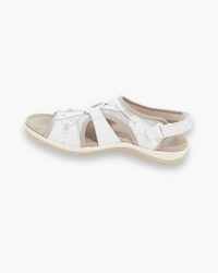 Damen Weiche Verstellbare Sandalen | Sicher in Weiß