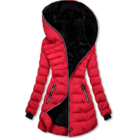 Jasmine - Modische Kapuzenjacke in Rot