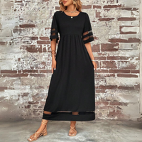 Adelaid™ Elegantes Kleid in Schwarz