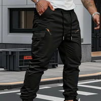 Aldric - Performance-Stretch-Cargo-Jogginghose in Schwarz