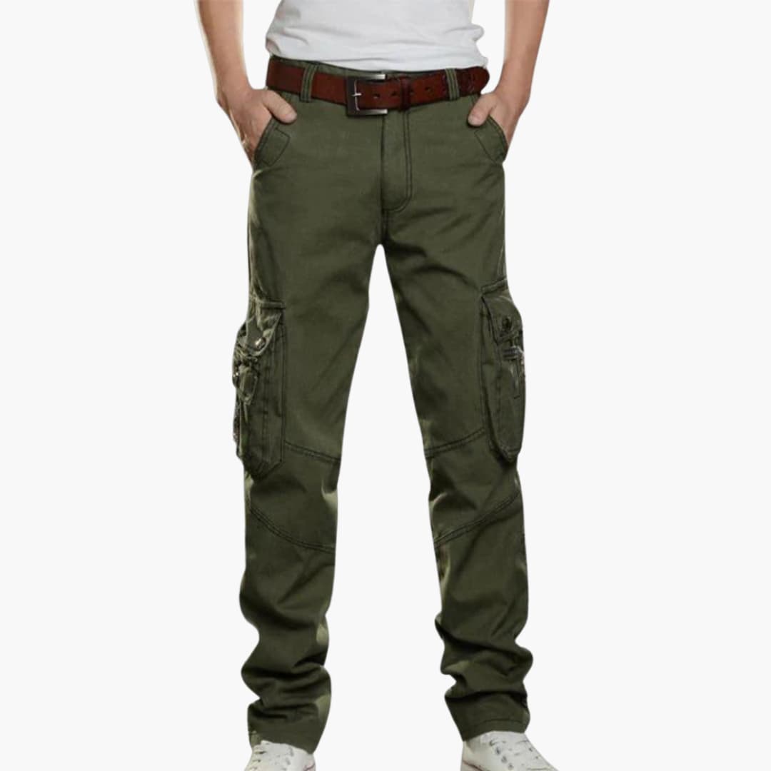 Herren Cargohose mit langen Beinen für Sommer