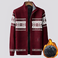 Charley - Komfortabler und warmer Pullover in Dunkelrot