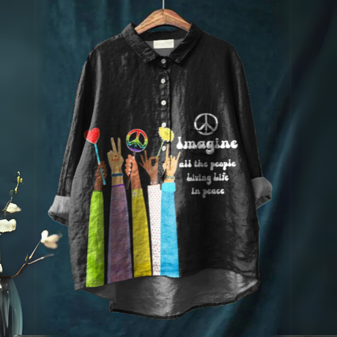 Hippie™ - Friedens Kunst Shirt