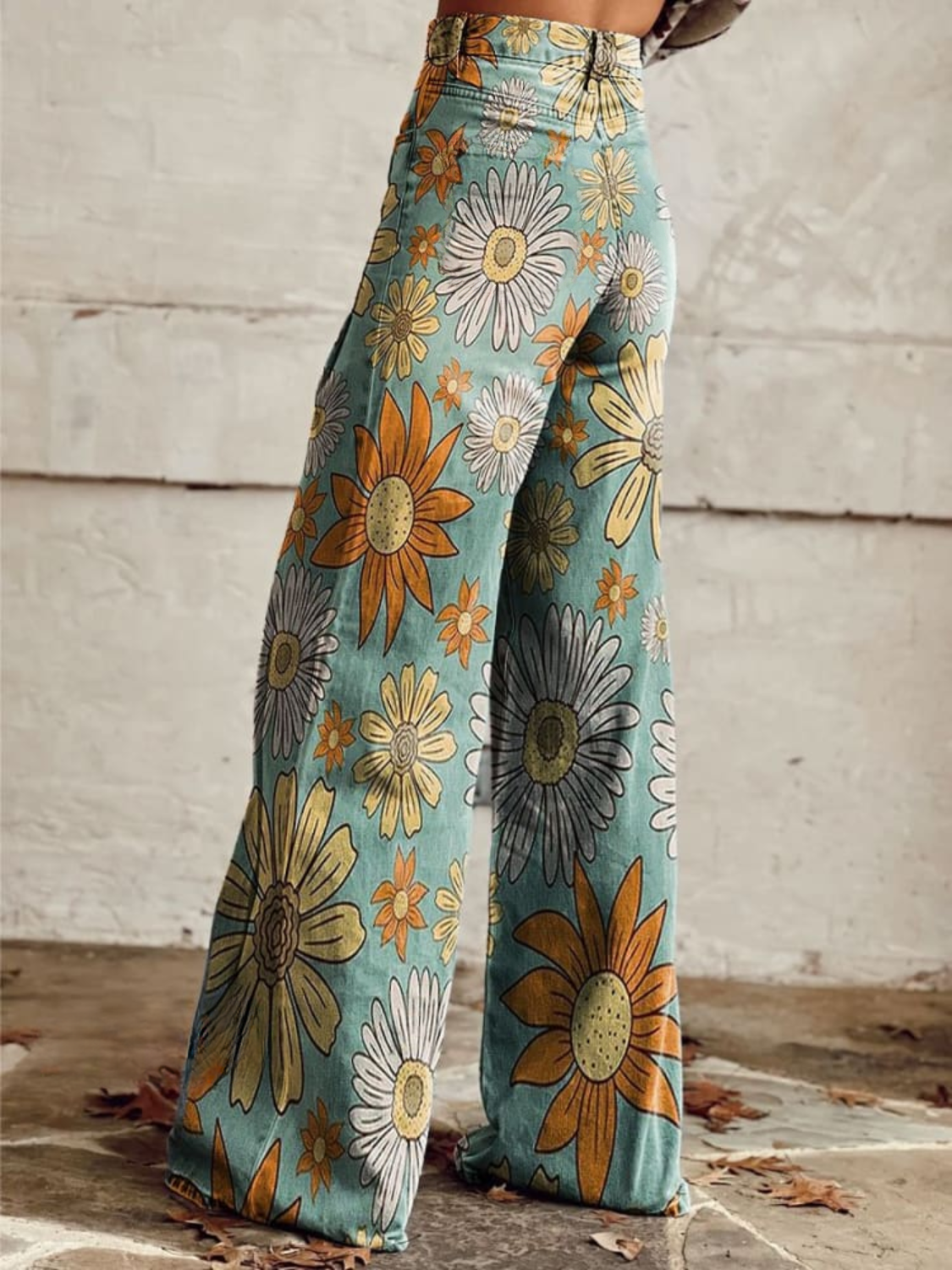 CIRILLA | Vintage Blumen-Baggy Hose