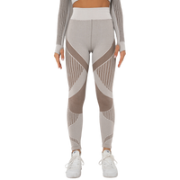 ALIDA - Sportleggings in Braun