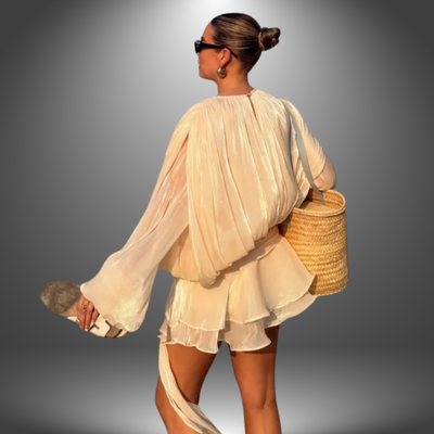 Aurora | Handgefertigtes kurzes leichtes Set