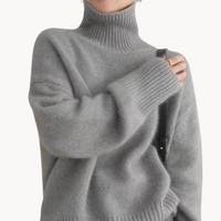 Juliette - Kaschmir Rollkragenpullover in Gray