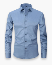 Herren Atmungsaktives Shirt | Lange Ärmel in Hellblau