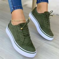 Trendige orthopädische Damen-Sneakers - Fenna in Grün