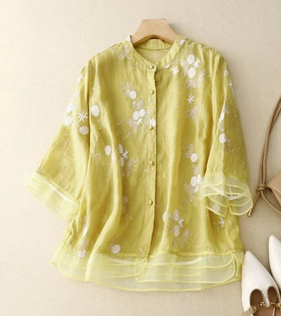 Bellerose - Besticktes Vintage-Hemd