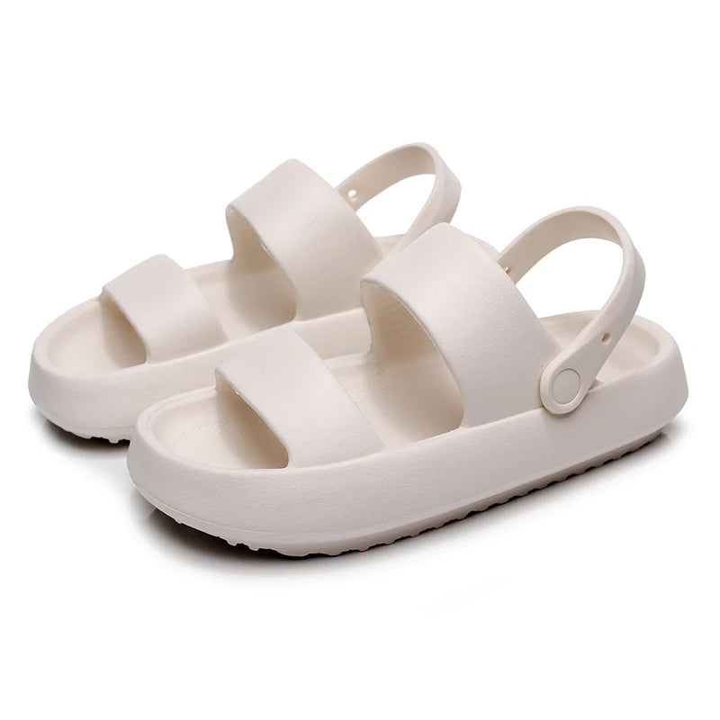 Yula - Orthopädische Sandalen | Comfort Plus Pantoletten mit Doppelriemen | Gepolsterte, lässige Slip-On-Sandalen