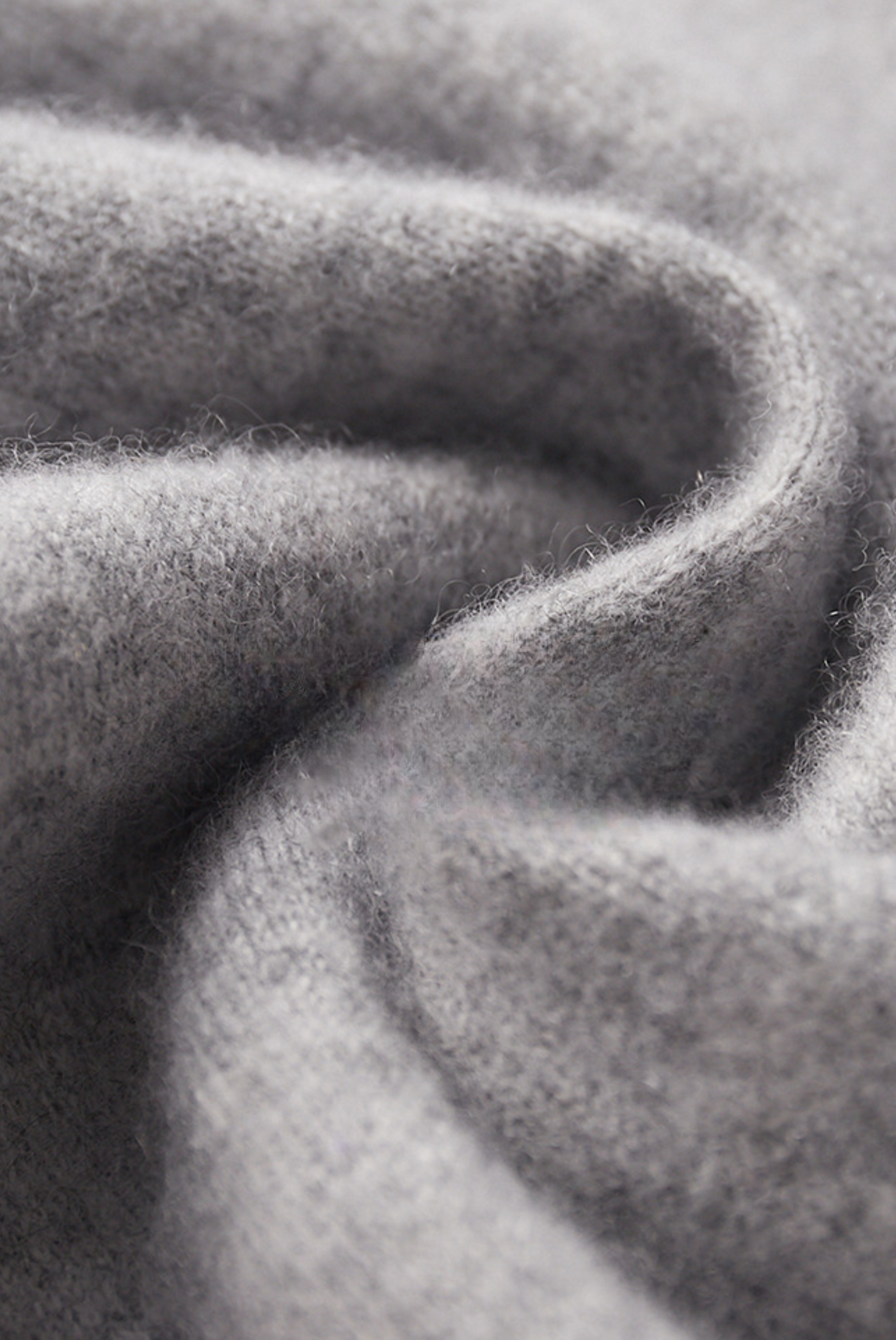 Hellgrau Kaschmir Merinowolle Set – Romano