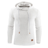 Pullover Herren Kapuze Warm | Robust Freizeit in Weiß