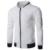 Pullover Herren Mit Reißverschluss | Modernes Cardigan Design in Weiß