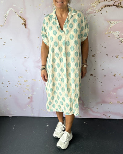 Stilvolle Kleid mit V-Ausschnitt