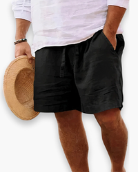 Herren Atmungsaktive Komfort Hose | Sommer in Schwarz